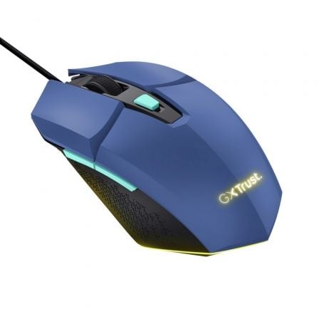 Ratón Gaming Trust Gaming GXT 109 Felox/ Hasta 6400 DPI/ Azul - Tiensol