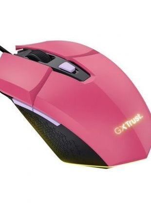 Ratón Gaming Trust Gaming GXT 109 Felox/ Hasta 6400 DPI/ Rosa - Tiensol