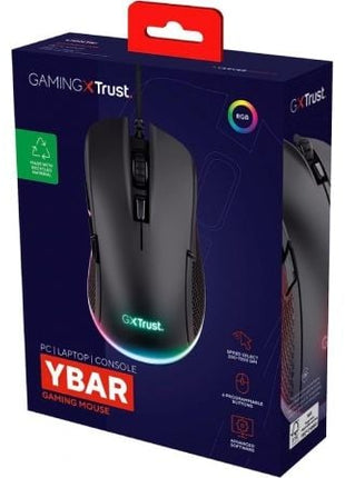 Ratón Gaming Trust Gaming GXT 922 YBAR/ Hasta 7200 DPI / Negro - Tiensol