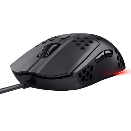 Ratón Gaming Trust Gaming GXT 929 Helox/ Hasta 6400 DPI/ Negro - Tiensol