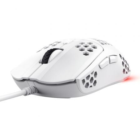 Ratón Gaming Trust Gaming GXT 929W Helox/ Hasta 6400 DPI/ Blanco - Tiensol