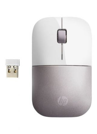 Ratón Inalámbrico HP Z3700/ Hasta 1200 DPI/ Blanco y Rosa - Tiensol