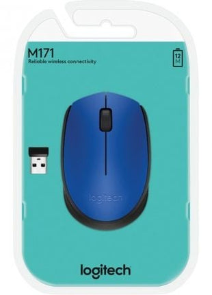 Ratón Inalámbrico Logitech M171/ Hasta 1000 DPI/ Azul - Tiensol