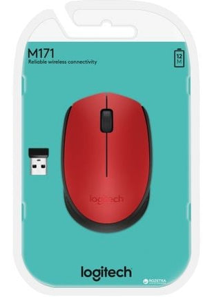 Ratón Inalámbrico Logitech M171/ Hasta 1000 DPI/ Rojo - Tiensol