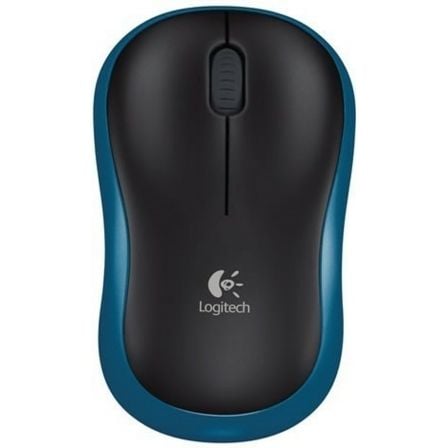 Ratón Inalámbrico Logitech M185/ Hasta 1000 DPI/ Azul - Tiensol