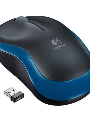 Ratón Inalámbrico Logitech M185/ Hasta 1000 DPI/ Azul - Tiensol