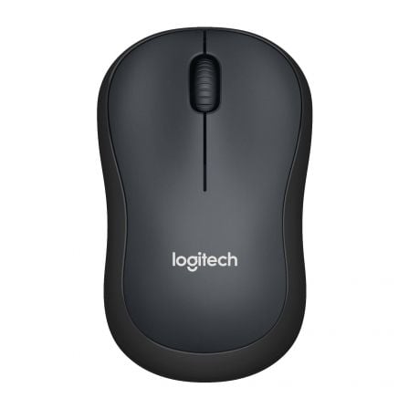 Ratón Inalámbrico Logitech Silent M220/ Hasta 1000 DPI/ Gris Marengo - Tiensol