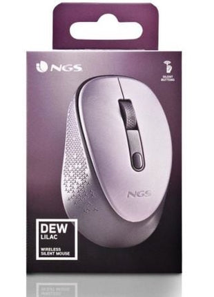 Ratón Inalámbrico NGS Dew Lilac/ Hasta 1600 DPI/ Lila - Tiensol