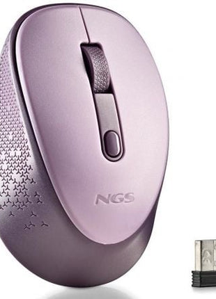 Ratón Inalámbrico NGS Dew Lilac/ Hasta 1600 DPI/ Lila - Tiensol