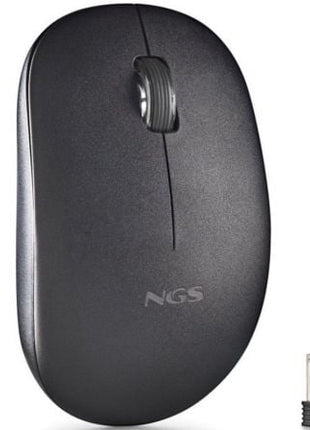 Ratón Inalámbrico NGS Fog Pro/ Hasta 1000 DPI / Negro - Tiensol