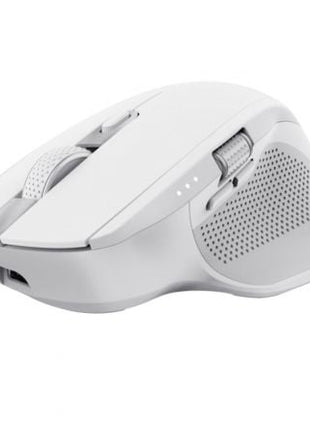 Ratón Inalámbrico por Bluetooth Trust Ozaa+/ Batería recargable/ Hasta 3200 DPI/ Blanco - Tiensol