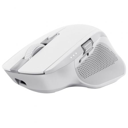 Ratón Inalámbrico por Bluetooth Trust Ozaa+/ Batería recargable/ Hasta 3200 DPI/ Blanco - Tiensol