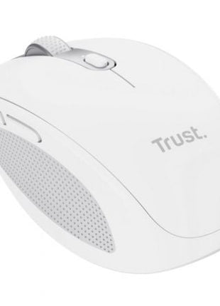 Ratón Inalámbrico por Bluetooth Trust Ozaa Compact Wireless/ Batería recargable/ Hasta 3200 DPI/ Blanco - Tiensol