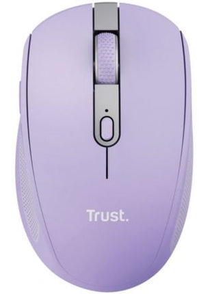 Ratón Inalámbrico por Bluetooth Trust Ozaa Compact Wireless/ Batería recargable/ Hasta 3200 DPI/ Morado - Tiensol