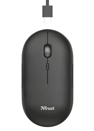 Ratón Inalámbrico por Bluetooth Trust Puck/ Batería recargable/ Hasta 1600 DPI - Tiensol