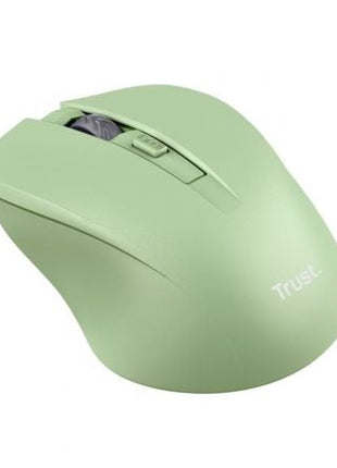 Ratón Inalámbrico Trust Mydo Silent Wireless/ Hasta 1800 DPI/ Verde - Tiensol