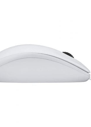 Ratón Logitech B100/ Hasta 800 DPI/ Blanco - Tiensol