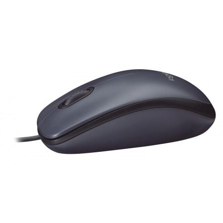 Ratón Logitech M90/ Hasta 1000 DPI/ Gris V2 - Tiensol