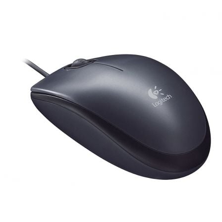 Ratón Logitech M90/ Hasta 1000 DPI/ Gris V2 - Tiensol