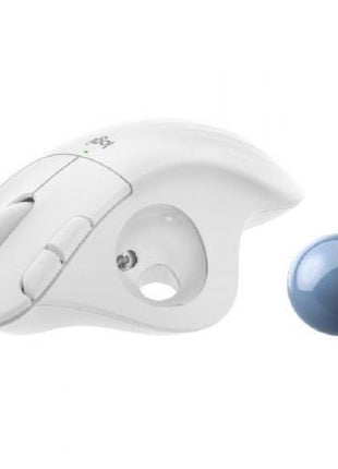 Ratón Trackball Inalámbrico por Bluetooth Logitech ERGO M575/ Hasta 2000 DPI/ Blanco Crudo - Tiensol