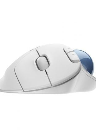 Ratón Trackball Inalámbrico por Bluetooth Logitech ERGO M575/ Hasta 2000 DPI/ Blanco Crudo - Tiensol