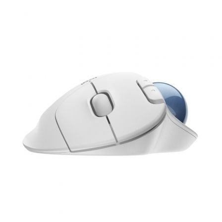 Ratón Trackball Inalámbrico por Bluetooth Logitech ERGO M575/ Hasta 2000 DPI/ Blanco Crudo - Tiensol