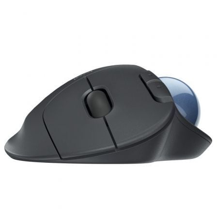 Ratón Trackball Inalámbrico por Bluetooth Logitech ERGO M575/ Hasta 2000 DPI/ Grafito - Tiensol