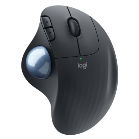 Ratón Trackball Inalámbrico por Bluetooth Logitech ERGO M575/ Hasta 2000 DPI/ Grafito - Tiensol