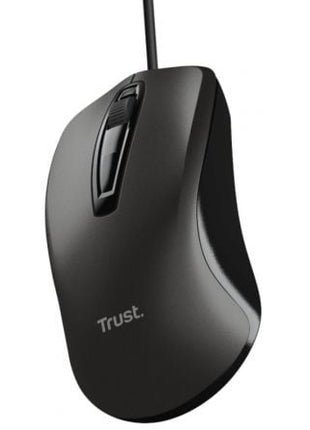 Ratón Trust Basics Wired Mouse/ Hasta 1200 DPI - Tiensol