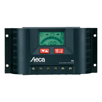 Regulador PWM Steca PR1010 12/24V con Pantalla - Reguladores de Carga PWM
