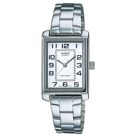 Reloj Analógico Casio Collection Women LTP - 1234PD - 7BEG/ 32mm/ Plata y Blanco - Tiensol