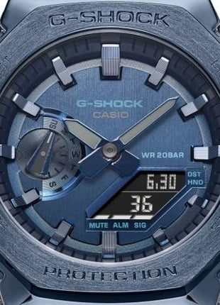 Reloj Analógico y Digital Casio G - Shock Metal GM - 2100N - 2AER/ 49mm/ Azul - Tiensol