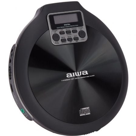 Reproductor de CD/CDR/MP3 Aiwa Walk PCD - 810BK/ Negro - Tiensol