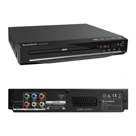 Reproductor DVD Sunstech DVPMH225BK - Tiensol