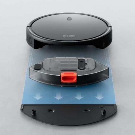 Robot Aspirador Xiaomi Robot Vacuum E10C/ Friegasuelos/ control por WiFi/ Negro - Tiensol