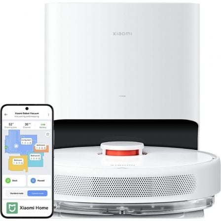 Robot Aspirador Xiaomi Robot Vacuum X10+/ Friegasuelos/ control por WiFi/ Blanco - Tiensol