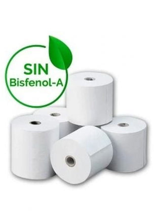 Rollo Papel Térmico Genérico 57x35 10U BPA/ 57 x 35mm/ 10 unidades - Tiensol