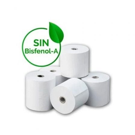 Rollo Papel Térmico Genérico 57x35 10U BPA/ 57 x 35mm/ 10 unidades - Tiensol