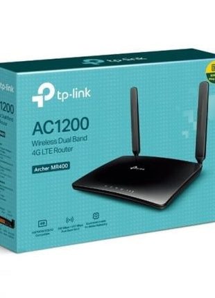 Router Inalámbrico 4G TP - Link Archer MR400 1200Mbps/ 2.4GHz 5GHz/ 2 Antenas/ WiFi 802.11ac/n/a/b/g/n - Tiensol