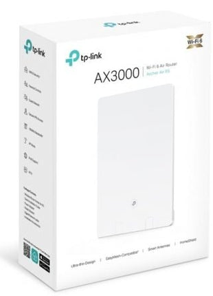 Router Inalámbrico TP - Link Archer Air R5/ WiFi 6/ 3000 Mbps/ 2.4GHz 5GHz/ 4 Antenas/ WiFi 802.11ax/ac/n/a/ - n/b/g - Tiensol