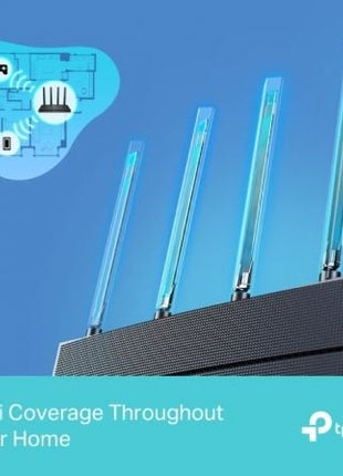 Router Inalámbrico TP - Link Archer AX12/ WiFi 6/ 1500 Mbps/ 2.4GHz 5GHz/ 4 Antenas/ WiFi 802.11ax/ac/n/a/ - n/b/g - Tiensol