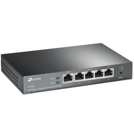 Router VPN SafeStream Gigabit TP - Link Omada TL - R605/ 5 Puertos Multi - WAN - Tiensol