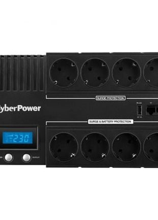 SAI Línea Interactiva Cyberpower BR1000ELCD/ 1000VA - 600W/ 8 Salidas/ Formato Bloque - Tiensol