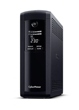 SAI Línea Interactiva Cyberpower VP1200ELCD - DE/ 1200VA - 720W/ 5 Salidas/ Formato Torre - Tiensol