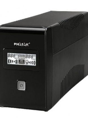 SAI Línea Interactiva Phasak 850 VA LCD Interactive/ 850VA/ 2 Salidas/ Formato Torre - Tiensol