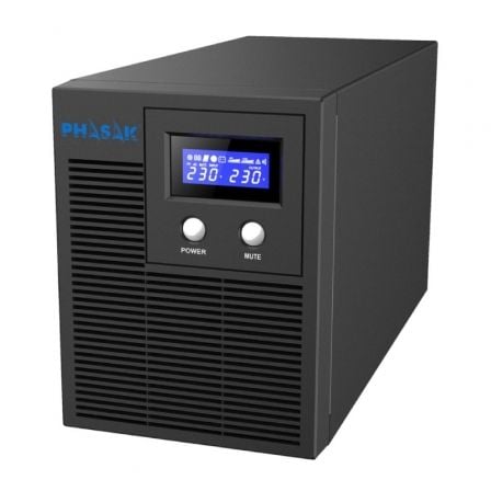 SAI Línea Interactiva Phasak Protekt 2160 VA/ 2160VA - 1400W/ 4 Salidas/ Formato Torre - Tiensol