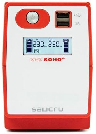 SAI Línea Interactiva Salicru SPS 850 SOHO+/ 850VA - 480W/ 2 Salidas/ Formato Torre - Tiensol