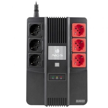 SAI Offline NGS Fortress Bunker/ 600VA - 360W/ 6 Salidas/ Formato Bloque - Tiensol