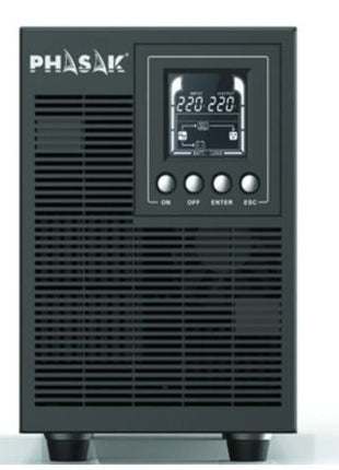 SAI Online Phasak 2000 VA Online LCD/ 2000VA - 1800W/ 4 Salidas/ Formato Torre - Tiensol