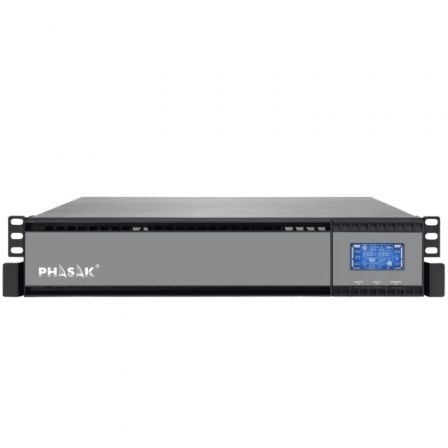 SAI Online Phasak Rack 19' 2000 VA Online LCD/ 2000VA - 1800W/ 4 Salidas/ Formato Rack - Tiensol